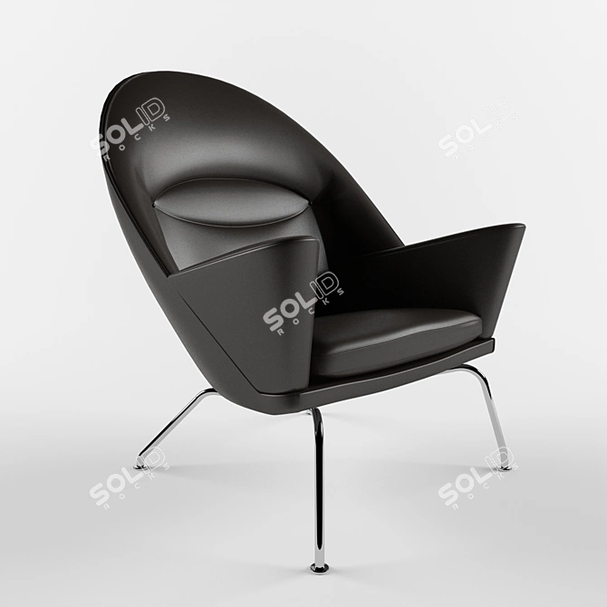 Sculptural Oculus Chair | CH468 3D model image 1