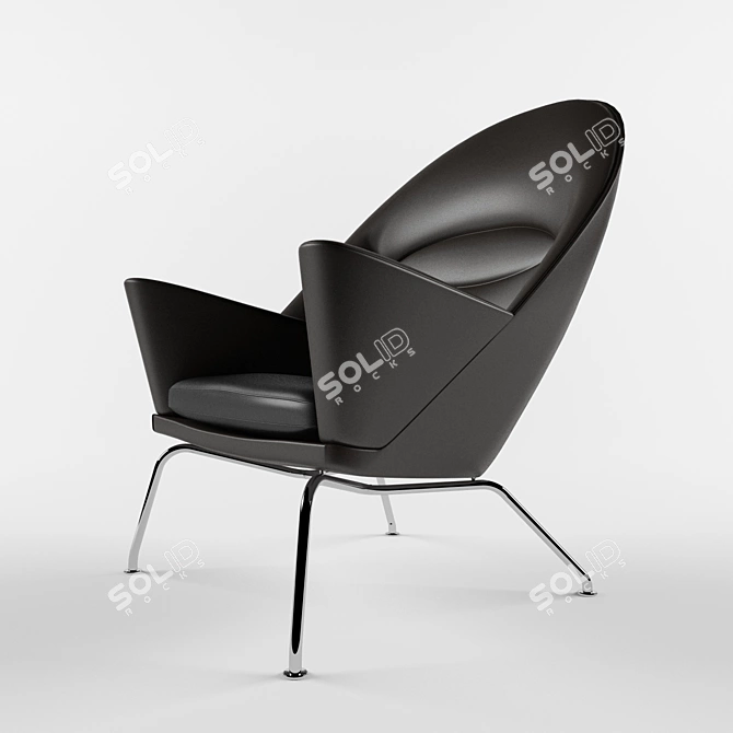 Sculptural Oculus Chair | CH468 3D model image 2