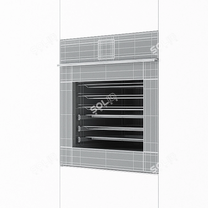 BARAZZA Velvet Multi-Function Oven 3D model image 3