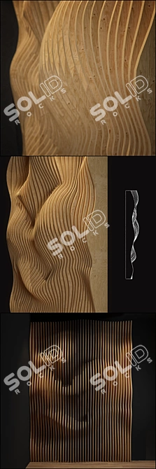 Versatile Parametric Wall Design 3D model image 2