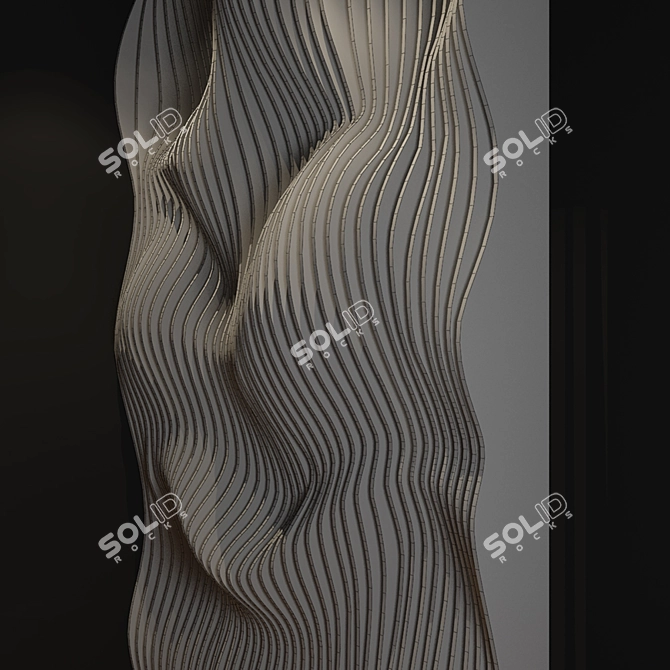 Versatile Parametric Wall Design 3D model image 3