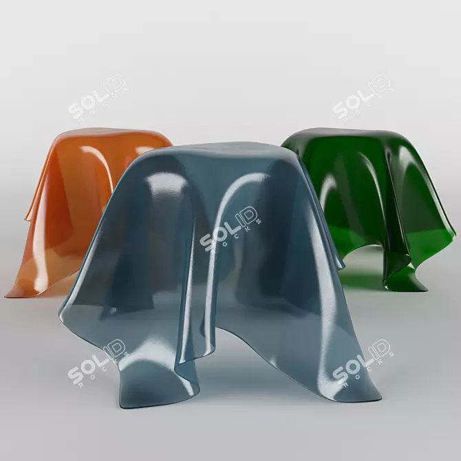 Minimalist Blanket Table 3D model image 1