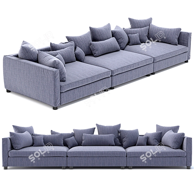 Bolia Mr.Big 360cm Wide Sofa 3D model image 1