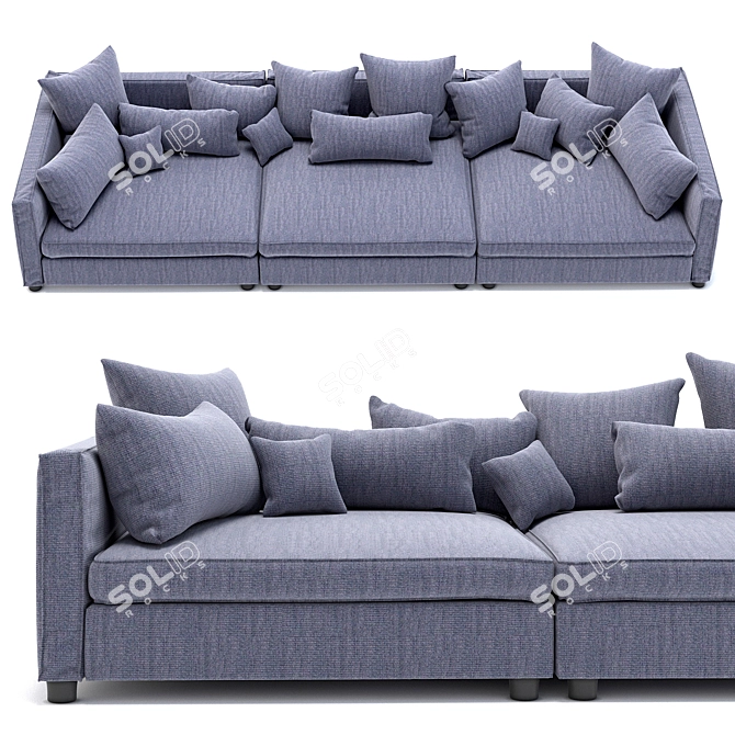 Bolia Mr.Big 360cm Wide Sofa 3D model image 2