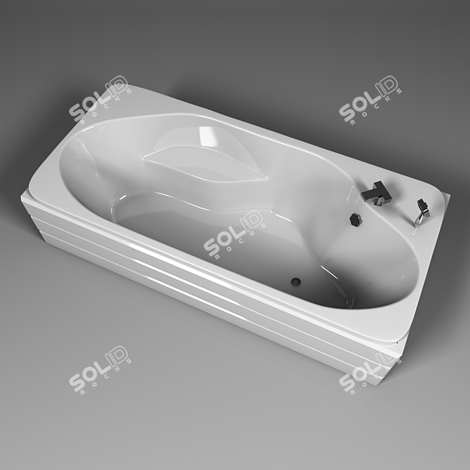 Relaxing Seat Bath 3D model image 1