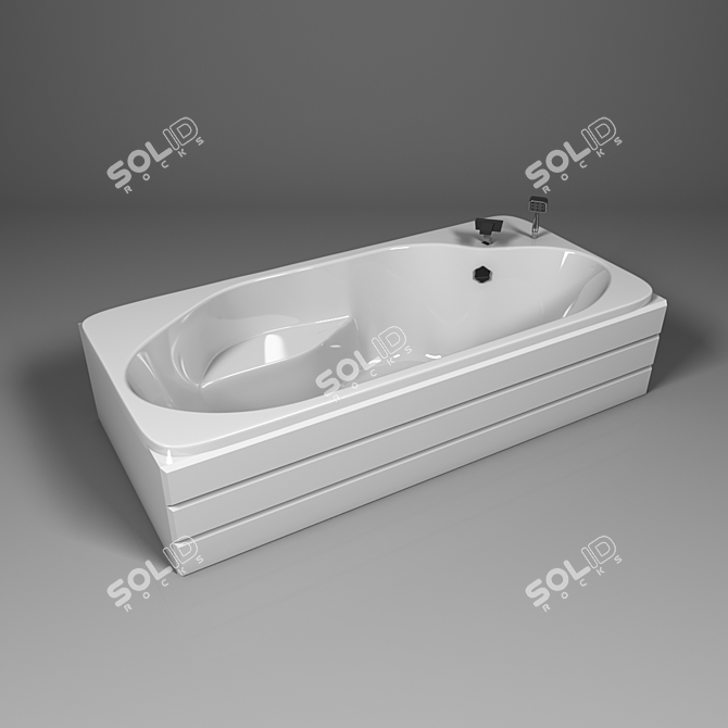 Relaxing Seat Bath 3D model image 2