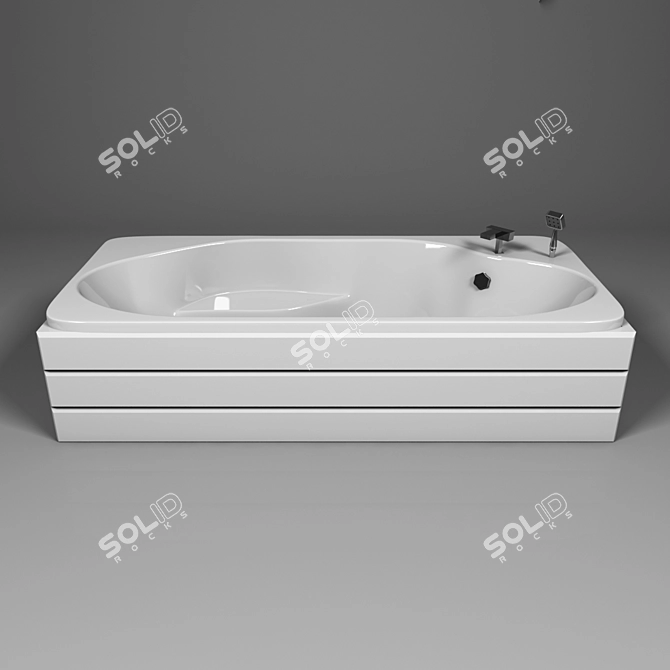 Relaxing Seat Bath 3D model image 3