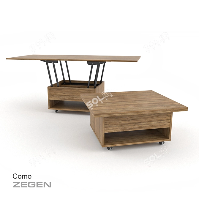 Zegen Como Transforming Coffee Table 3D model image 1