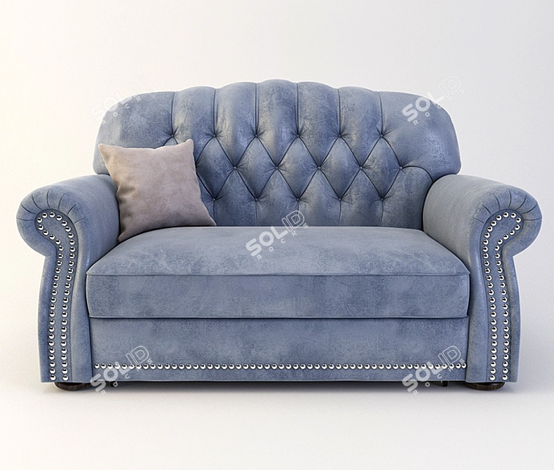 Elegant Royal Bella Sofa 3D model image 4