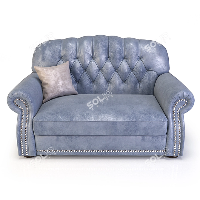 Elegant Royal Bella Sofa 3D model image 1