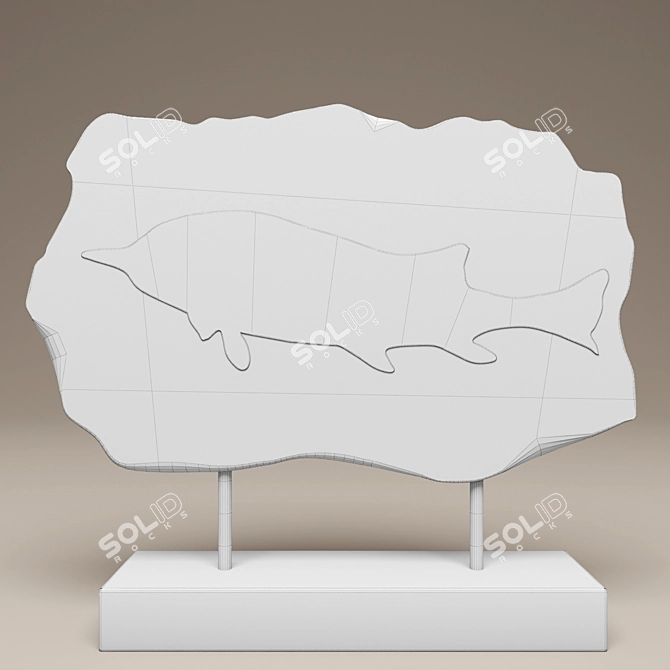 Eternal Remembrance Table Sculpture 3D model image 3