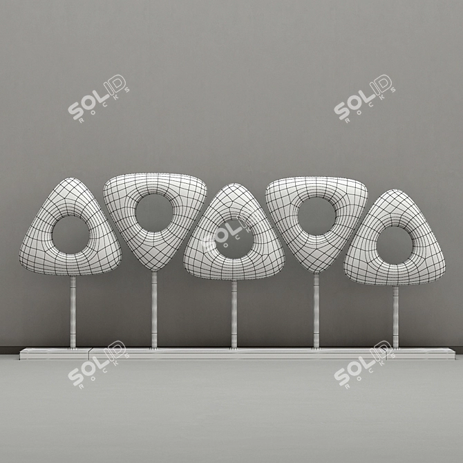 Stone-inspired 3D Decor 3D model image 3