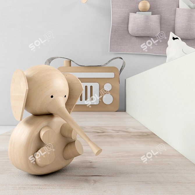 Adorable Decor for Kids Room 3D model image 3