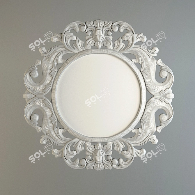 RenAIssance Carved Mirror 3D model image 2