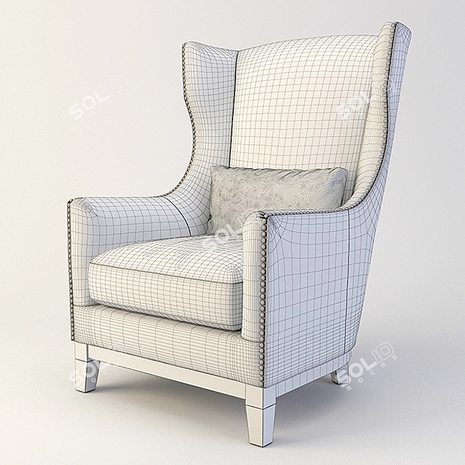 Elegant Viscount Costa Bella Chair 3D model image 3