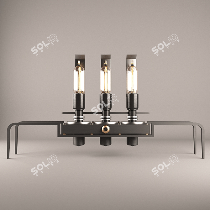 Industrial Elegance: Machine Light 3D model image 2