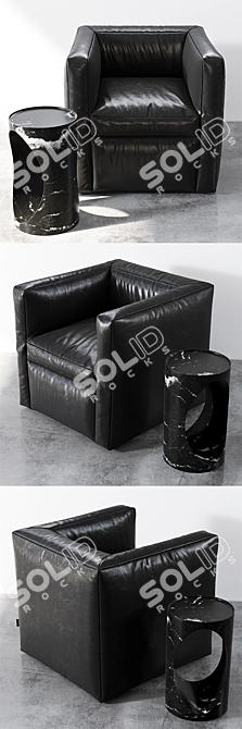 Bubble Dream Side Table 3D model image 2