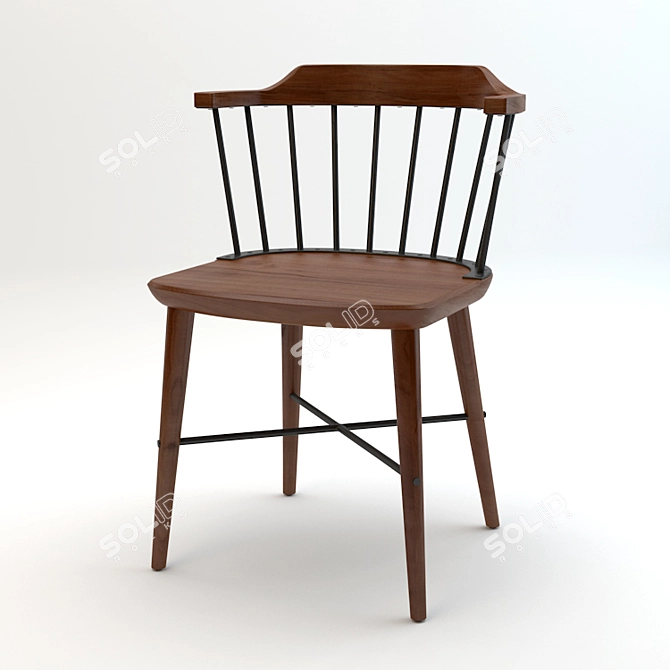 Stellar Works Exchange Chair 3D model image 1