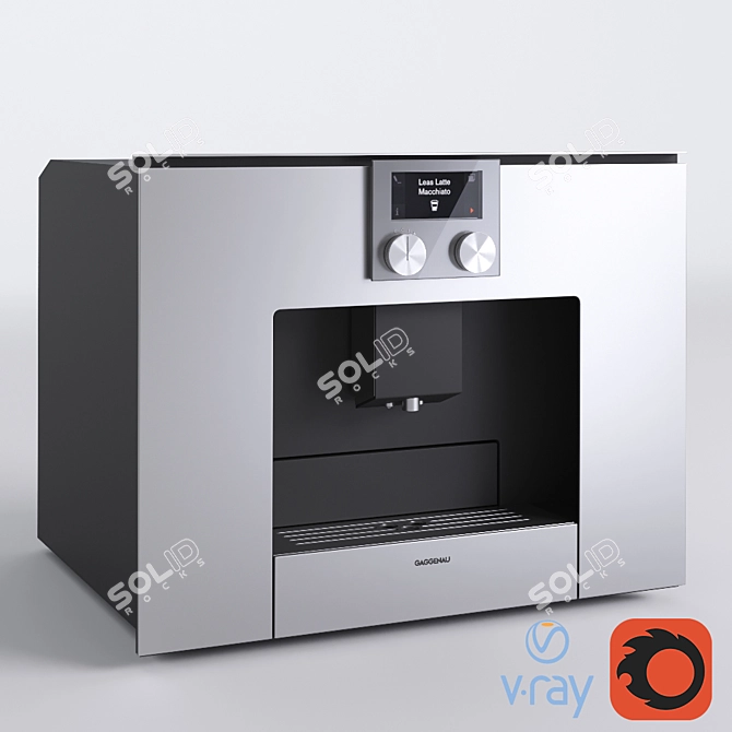 Gaggenau CMP250: Professional Perfection in Your Kitchen 3D model image 1