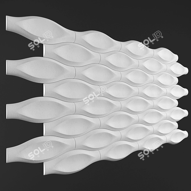 VForm Crator: 3D Panel with Smooth Design 3D model image 1