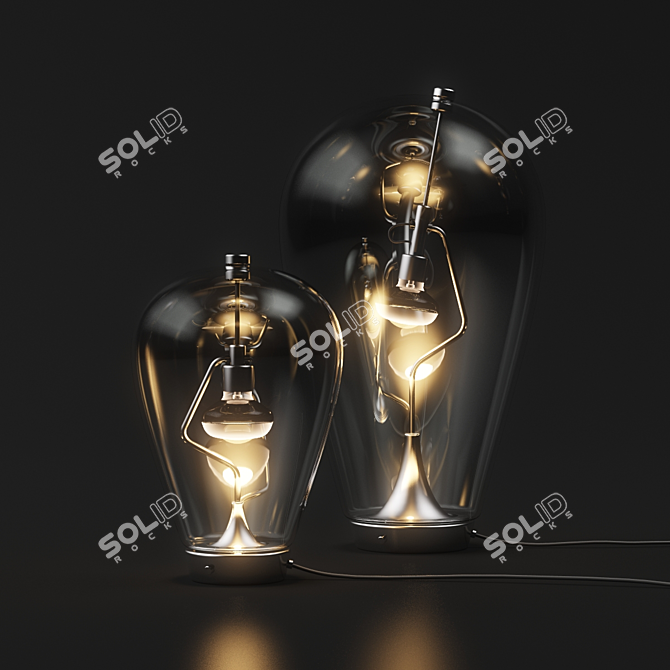 Elegant Artpole Birne Table Lamp 3D model image 1