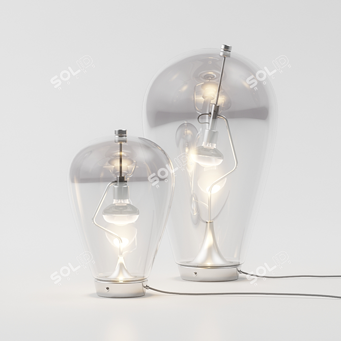 Elegant Artpole Birne Table Lamp 3D model image 2