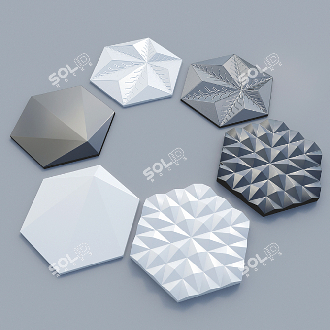 Morpho Tile: Versatile, Starfish, Scale 3D model image 1