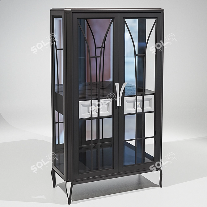 Eleganza Vitrina: Minotti 3D model image 1