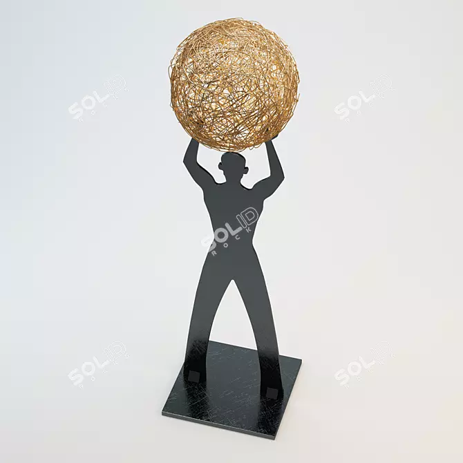 Ethereal Glow - Uomo della Luce 3D model image 3