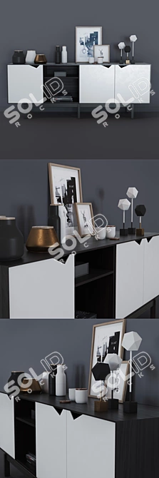 Chic Home Decor Set 3D model image 2