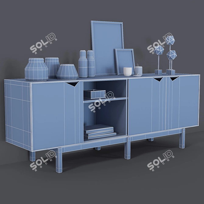 Chic Home Decor Set 3D model image 3