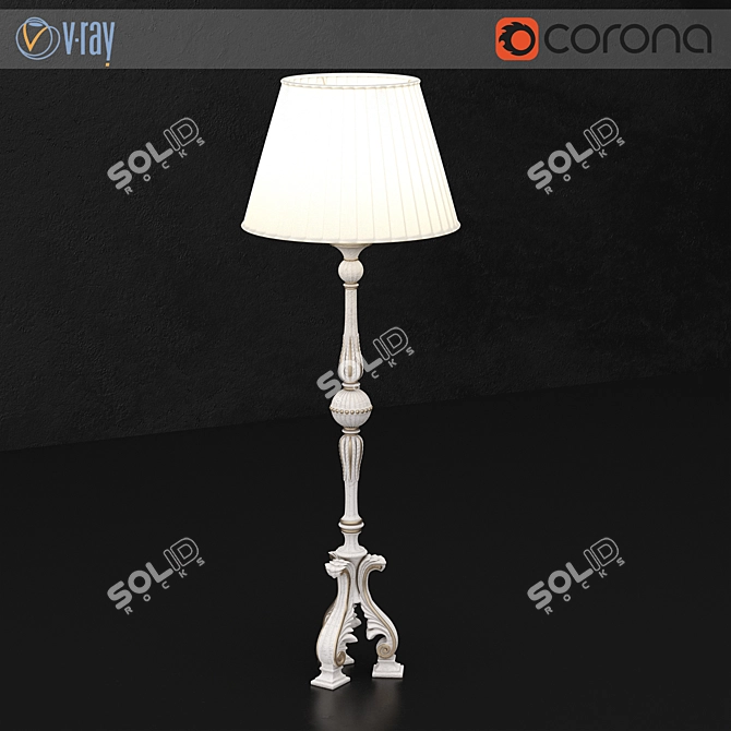 Irenze Collection: Classic Italian Lamp 3D model image 1