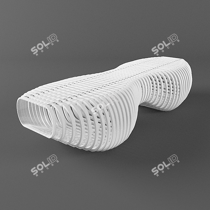 Eternal Elegance: Infinity Bench 3D model image 2