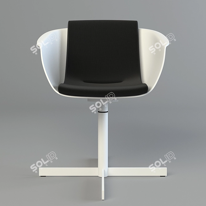 Elegant Poliform Strip Chair 3D model image 3