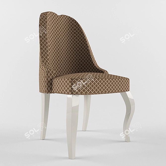 Cavio Verona Chair: Art Deco Style 3D model image 1