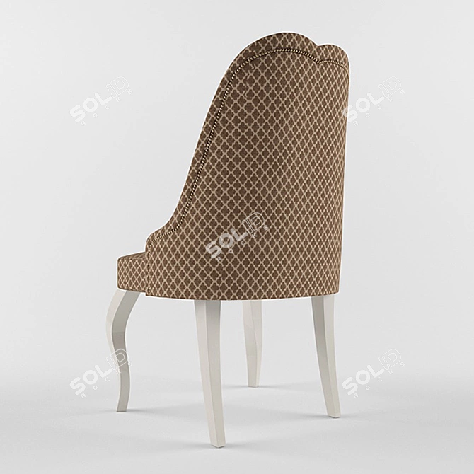 Cavio Verona Chair: Art Deco Style 3D model image 2