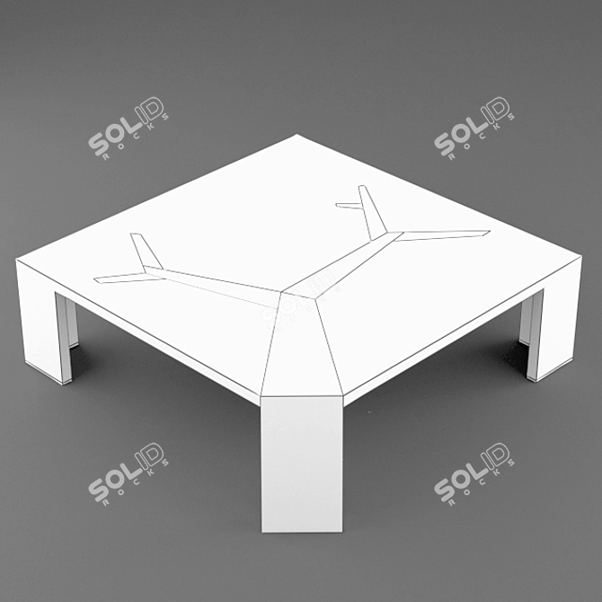 Angkor Coffee Table 3D model image 3