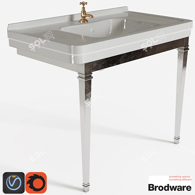 Multifunctional Console Mixer: brodware 3D model image 1