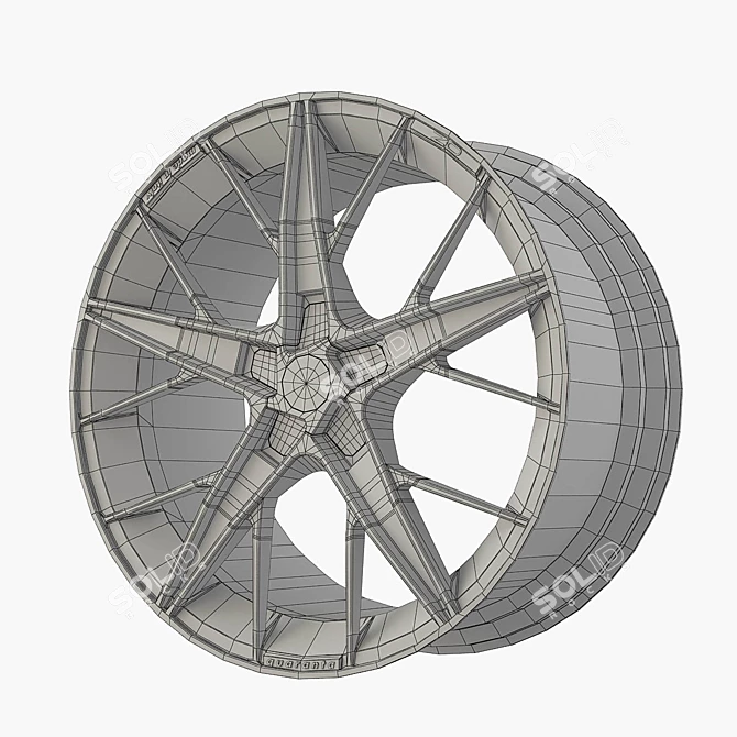 O.Z Racing Cast Disk 3D model image 3