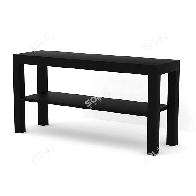 IKEA LACK TV Stand - 90cm x 26cm x 45cm - Black 3D model image 1