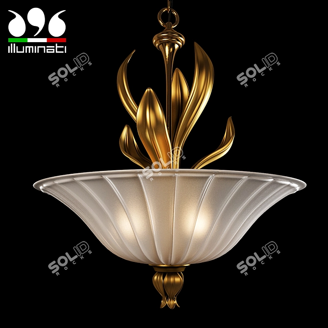 Illuminati Geneva Chandelier 3D model image 1