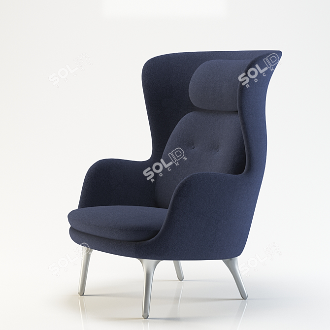 Elegant and Timeless Fritz Hansen RO 3D model image 1