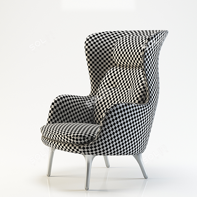 Elegant and Timeless Fritz Hansen RO 3D model image 2