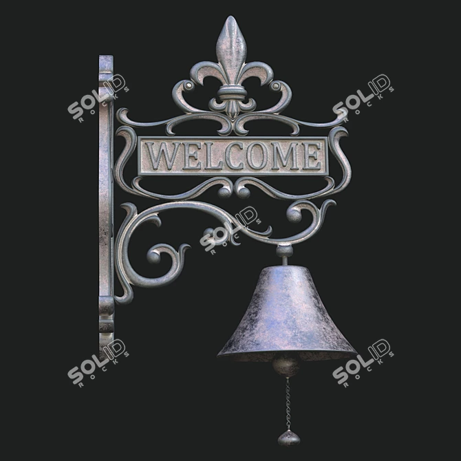 Sleek Doorbell: Model Ready for Smoothing & Texturing 3D model image 2