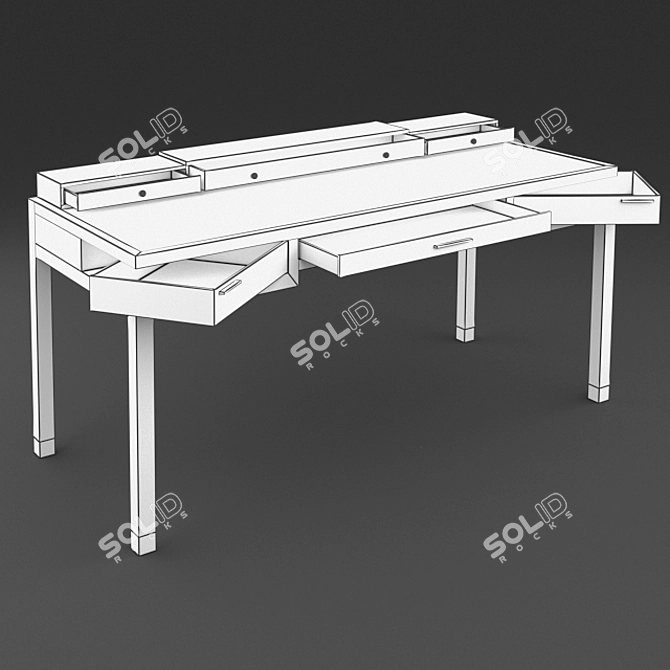 Century Olivier Dolle Bureau 3D model image 3