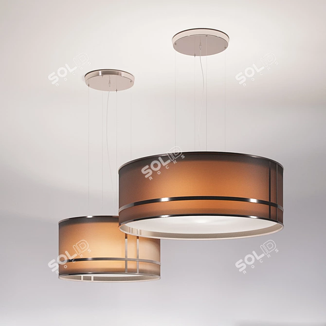 Elegant Fendi Casa Pendant Lighting 3D model image 1