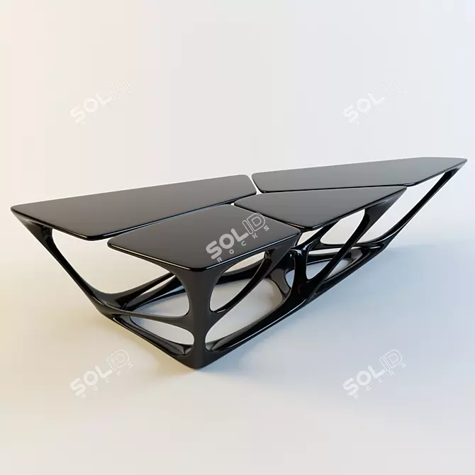 Organic Mesa Table 3D model image 1