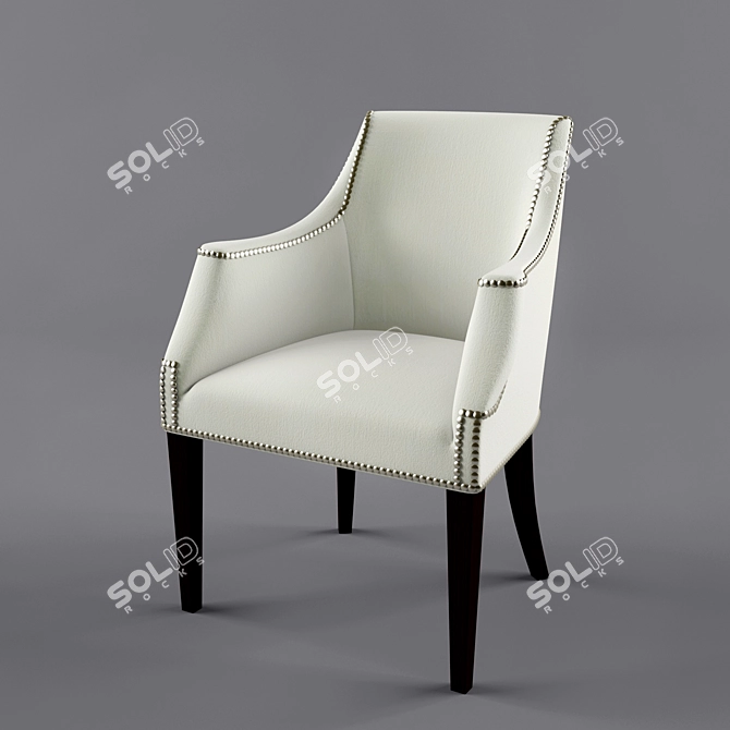 Tribeca Upholstered Chair 3D model image 1