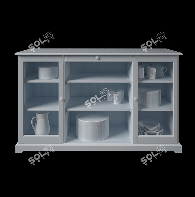 Liatorp Sideboard: Elegant Storage Solution 3D model image 2