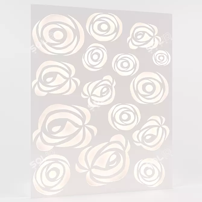 Illuminated Decor Panel 3D model image 2